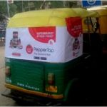 Auto Ads and Auto Rickshaw Advertising - Pepper Tap