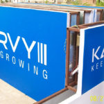 Backlit Board Advertising - Karvy Finance
